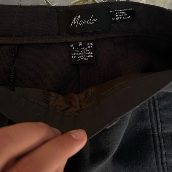 Charcoal grey vintage tailored trouser - Picture 4 of 5